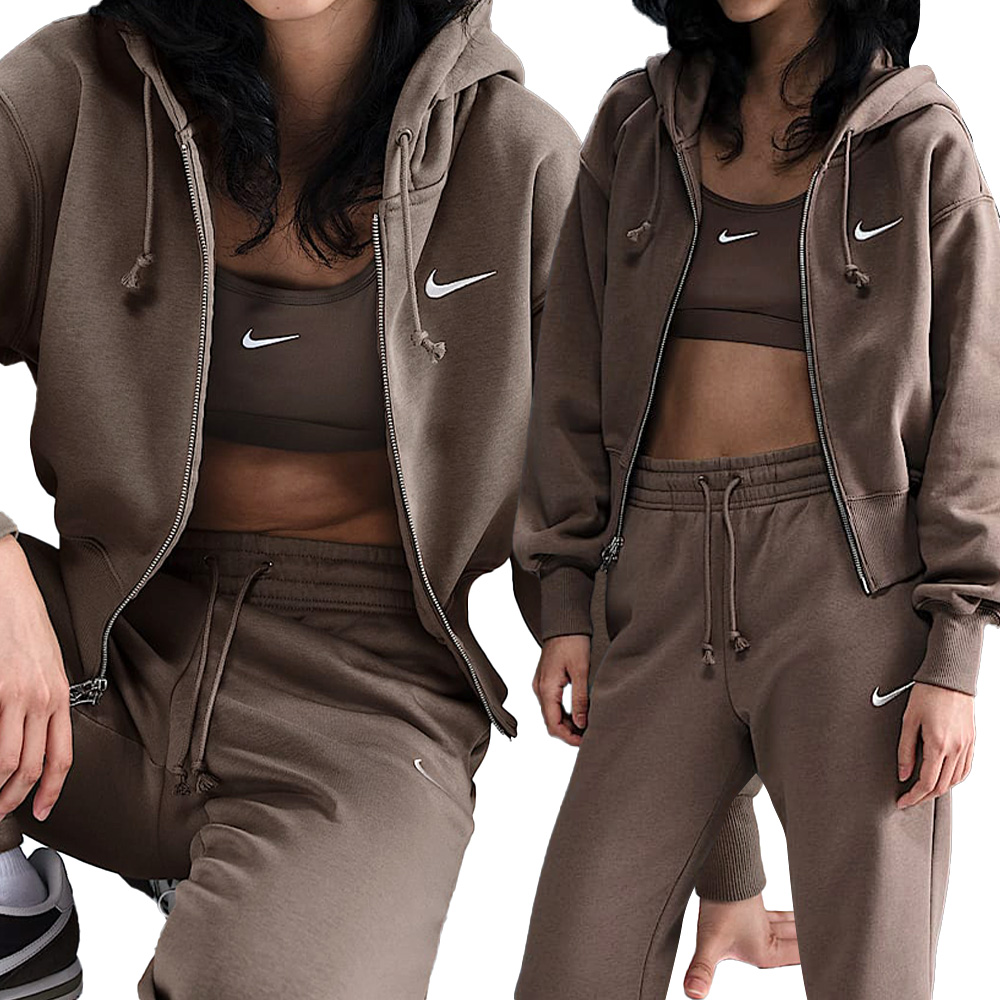 NIKE 耐吉 PHNX FLC LSE Crop FZ 女