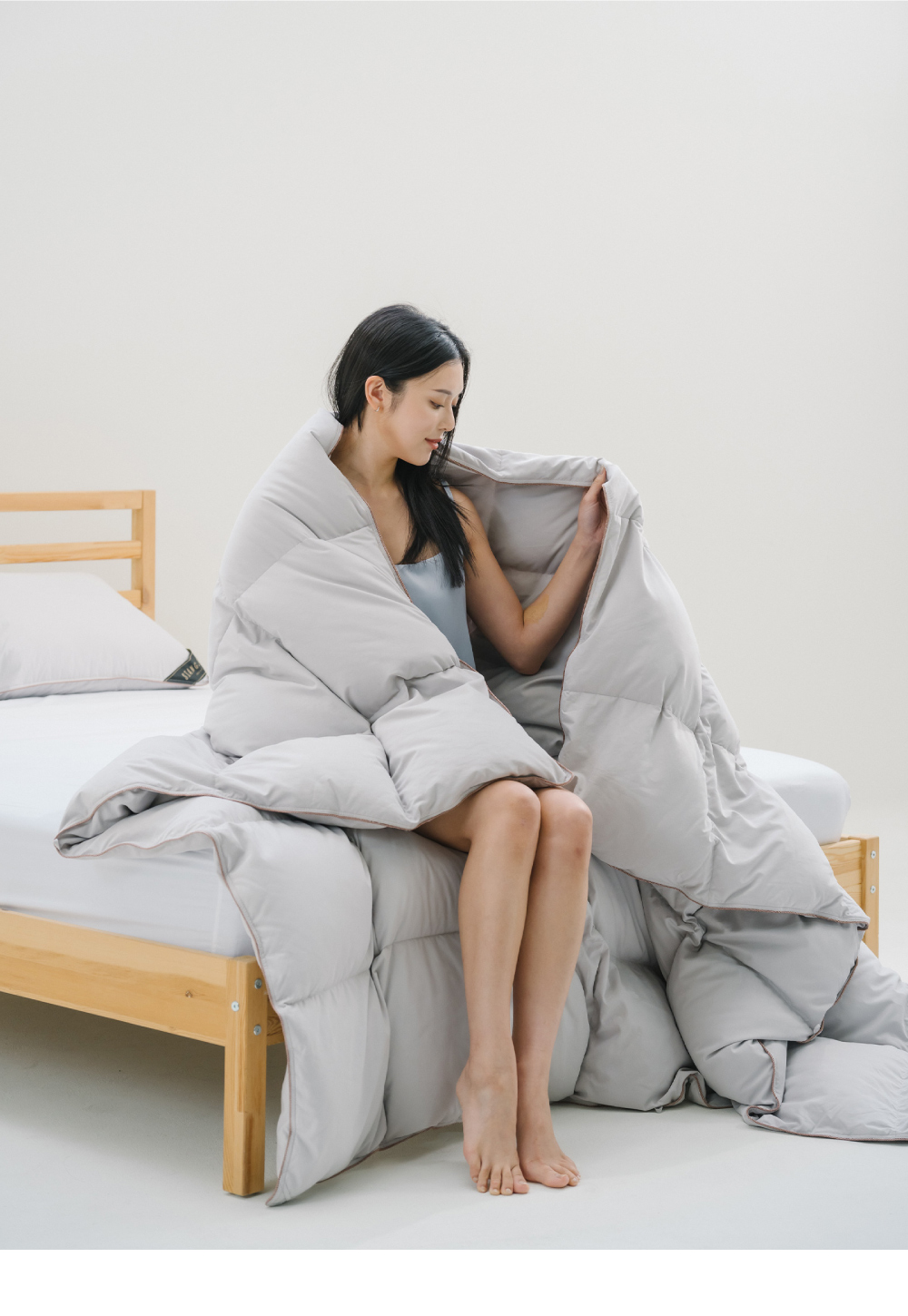 翔仔居家 JIS日規 法國產灰鵝絨夏被(雙人)折扣推薦