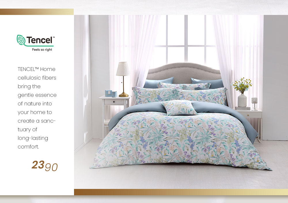 HongYew 鴻宇 300織天絲棉 薄被套床包組-安德莉(