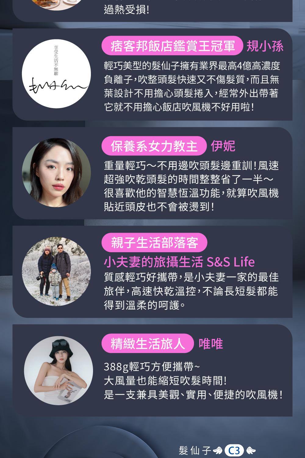 å§ è² é¢å­,å¹æ´é ­é«®å¿«éåä¸å·é«®è³ª,èä¸ç¡