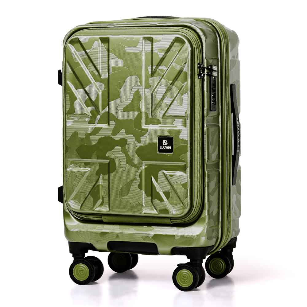 SNOW.bagshop 20吋行李箱雙開胖胖箱(防爆拉鍊外