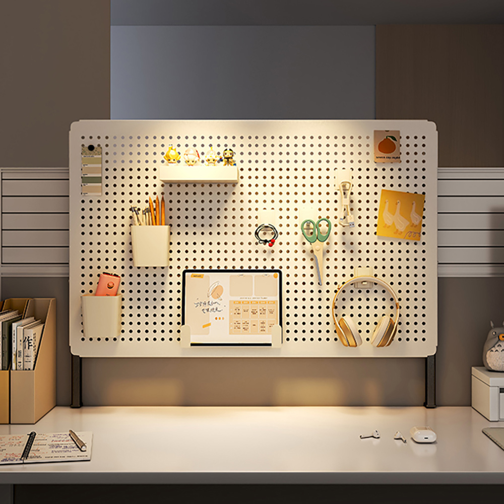 Easy buy 居家生活 夾式洞洞板收納架-桌上型80X4