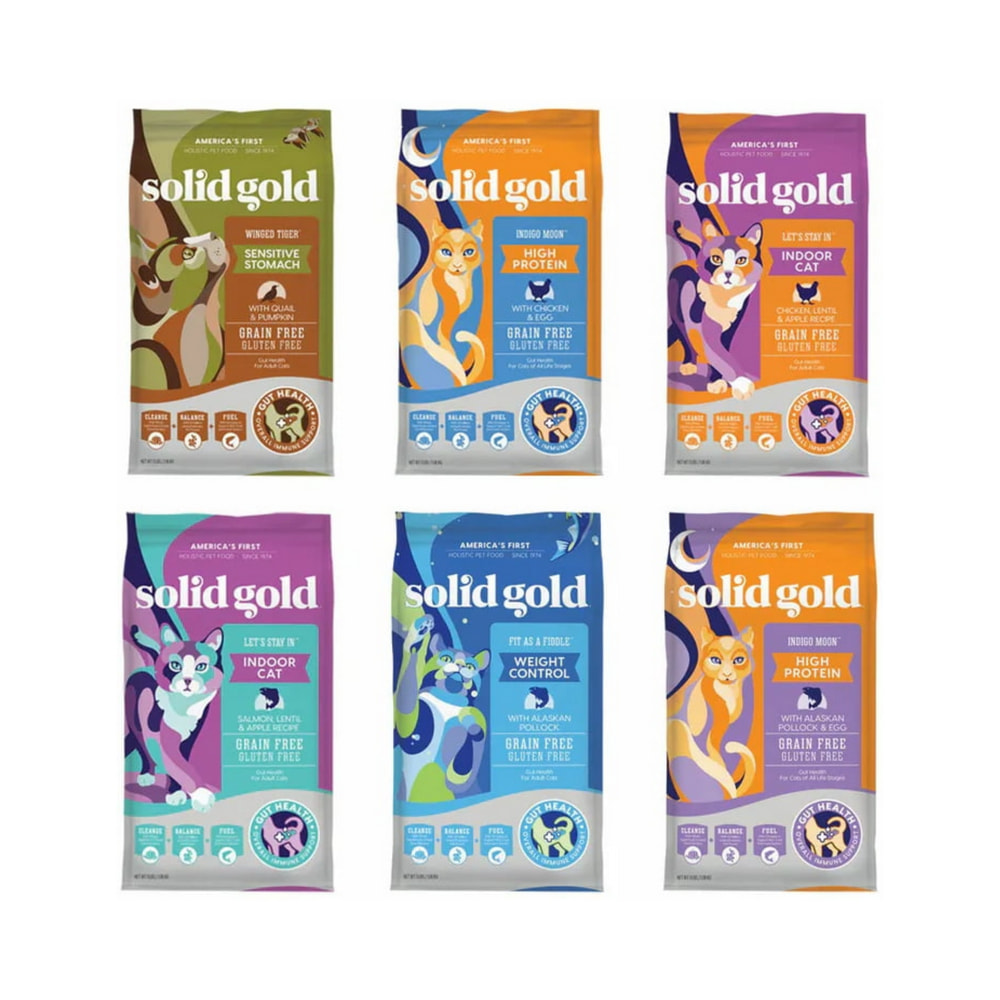 Solid gold 素力高 無穀貓飼料 5.44kg(體態