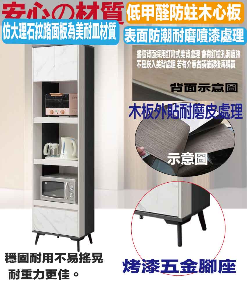 文創集 舒美爾2尺二門單抽三拉盤收納櫃/電器櫃 推薦