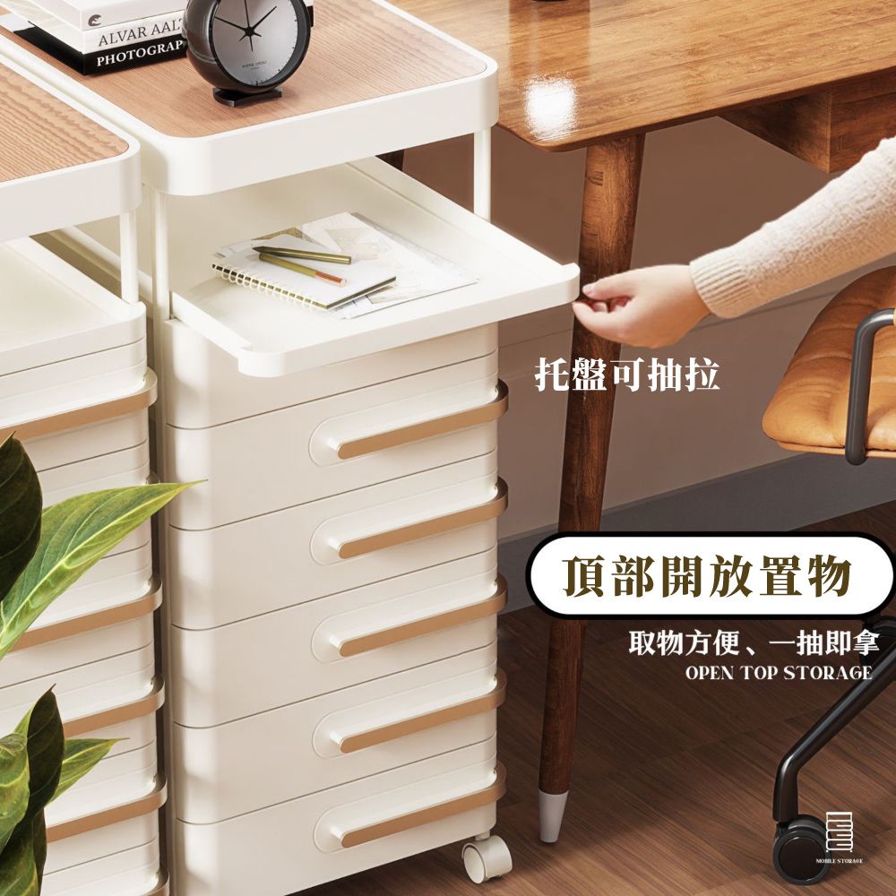 歐德萊生活工坊 韓系輕奢文件收納櫃 - 五層(收納櫃 整理箱