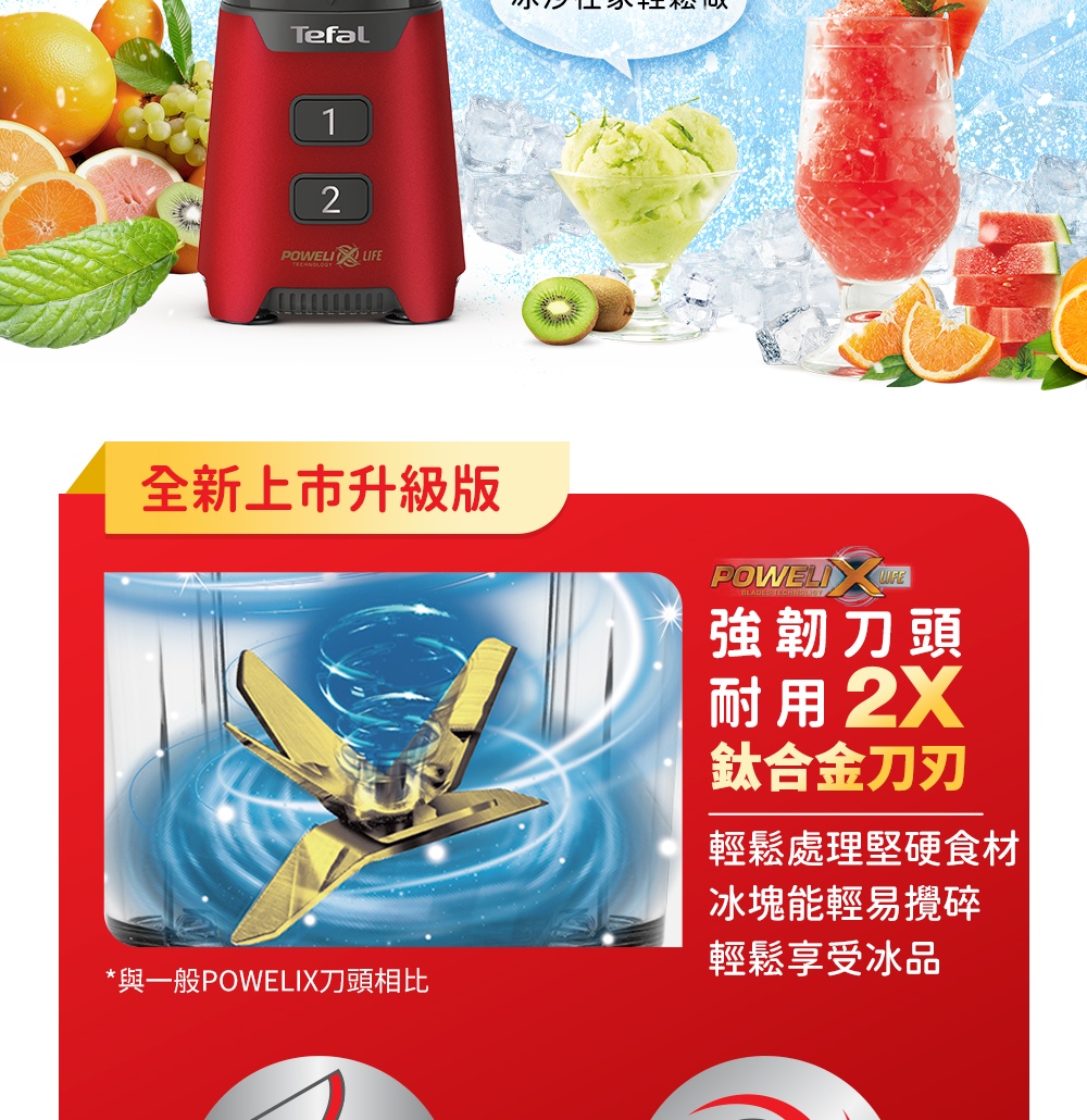 與一般POWELIX刀頭相比