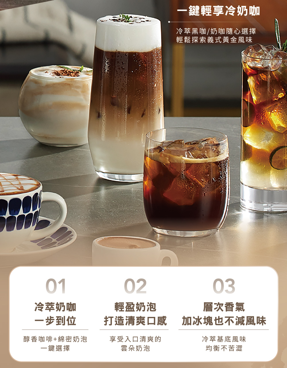 冷萃黑咖奶咖隨心選擇