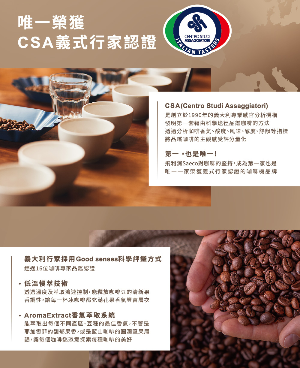 義大利行家採用Good senses科學評鑑方式