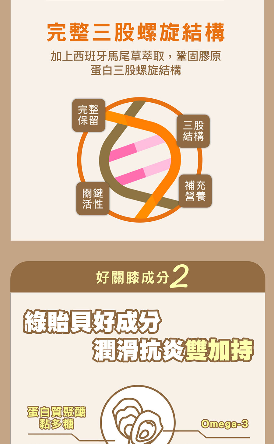 加上西班牙馬尾草萃取,鞏固膠原
