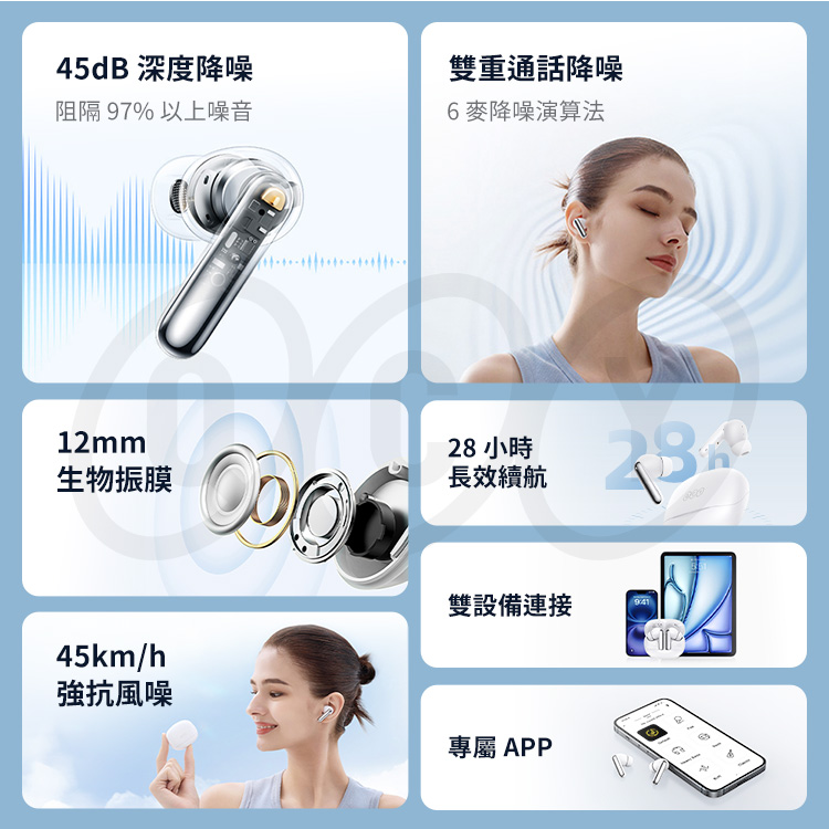45dB 深度降噪