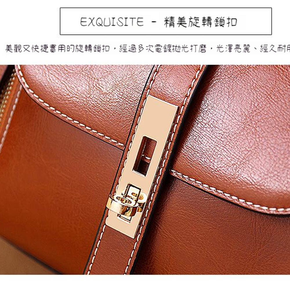 EXQUISITE 精美旋轉鎖扣 美觀又快捷實用的旋轉鎖扣,經過多次電鍍拋光打磨,光澤亮麗、經久耐用
