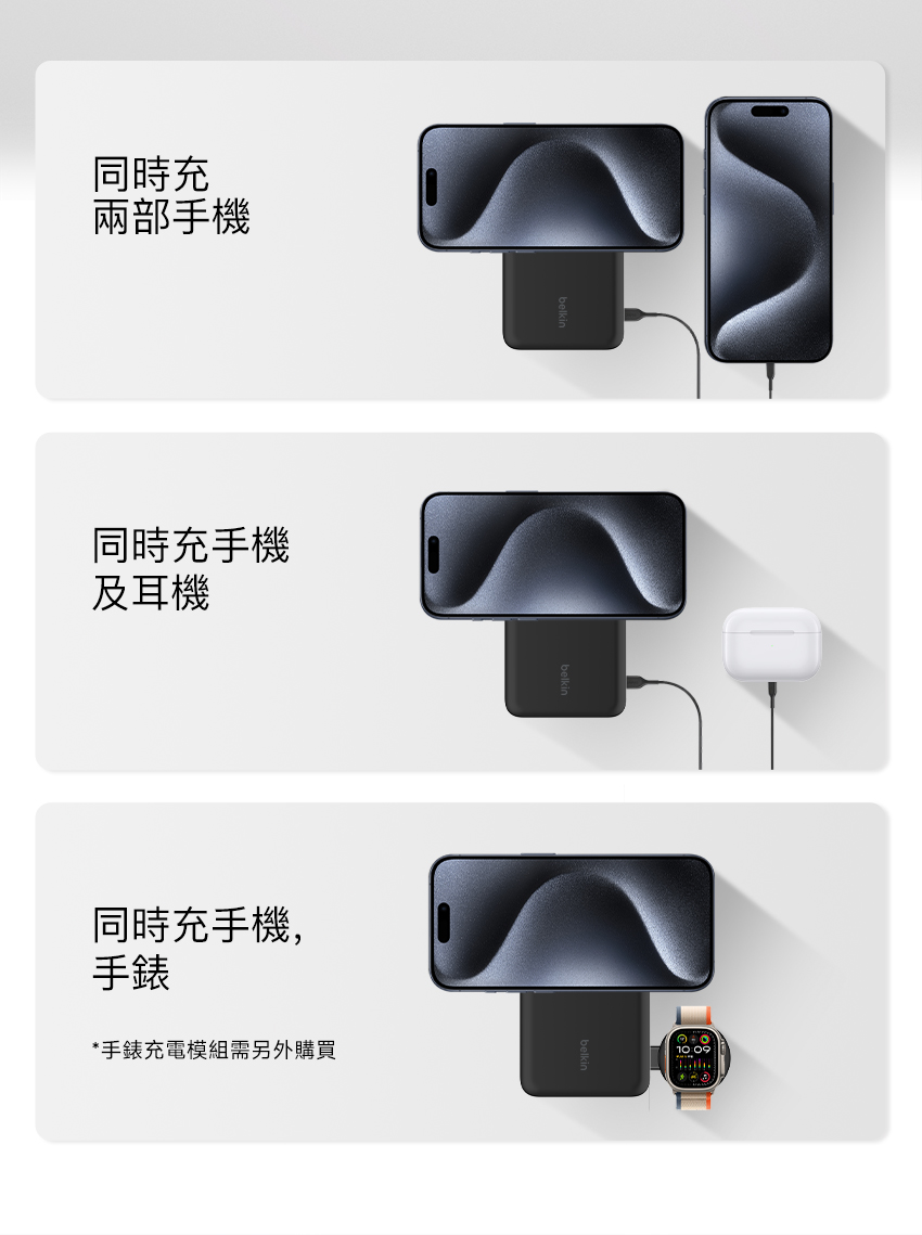 手錶充電模組需另外購買