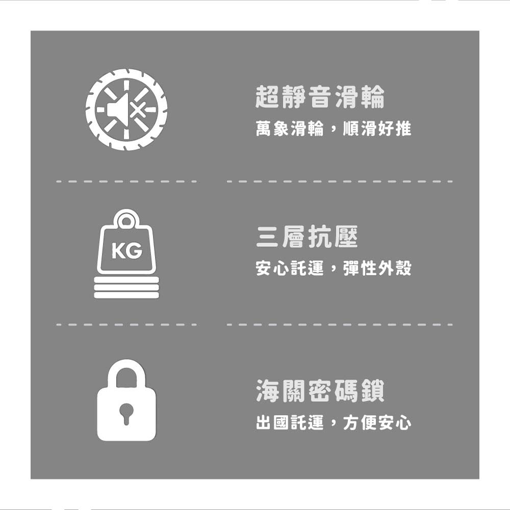 萬象滑輪,順滑好推