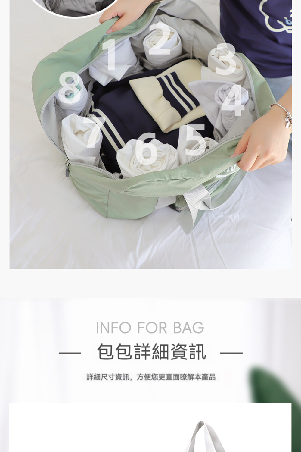 包包詳細資訊 詳細尺寸資訊,方便您更直面瞭解本產品 