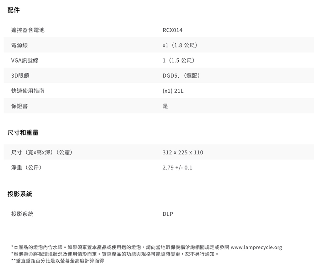 BenQ明碁 MU613 - 詳情4