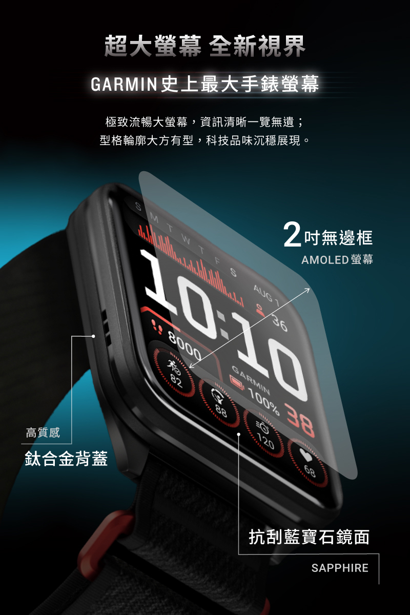 型格輪廓大方有型,科技品味沉穩展現。