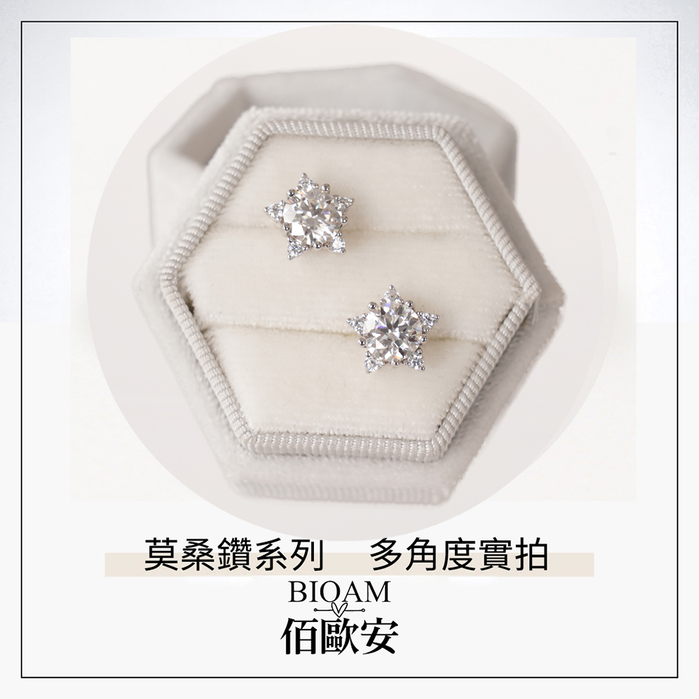 莫桑鑽系列 多角度實拍 佰歐安 