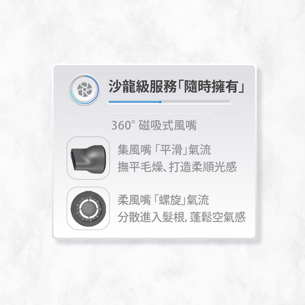 分散進入髮根, 蓬鬆空氣感