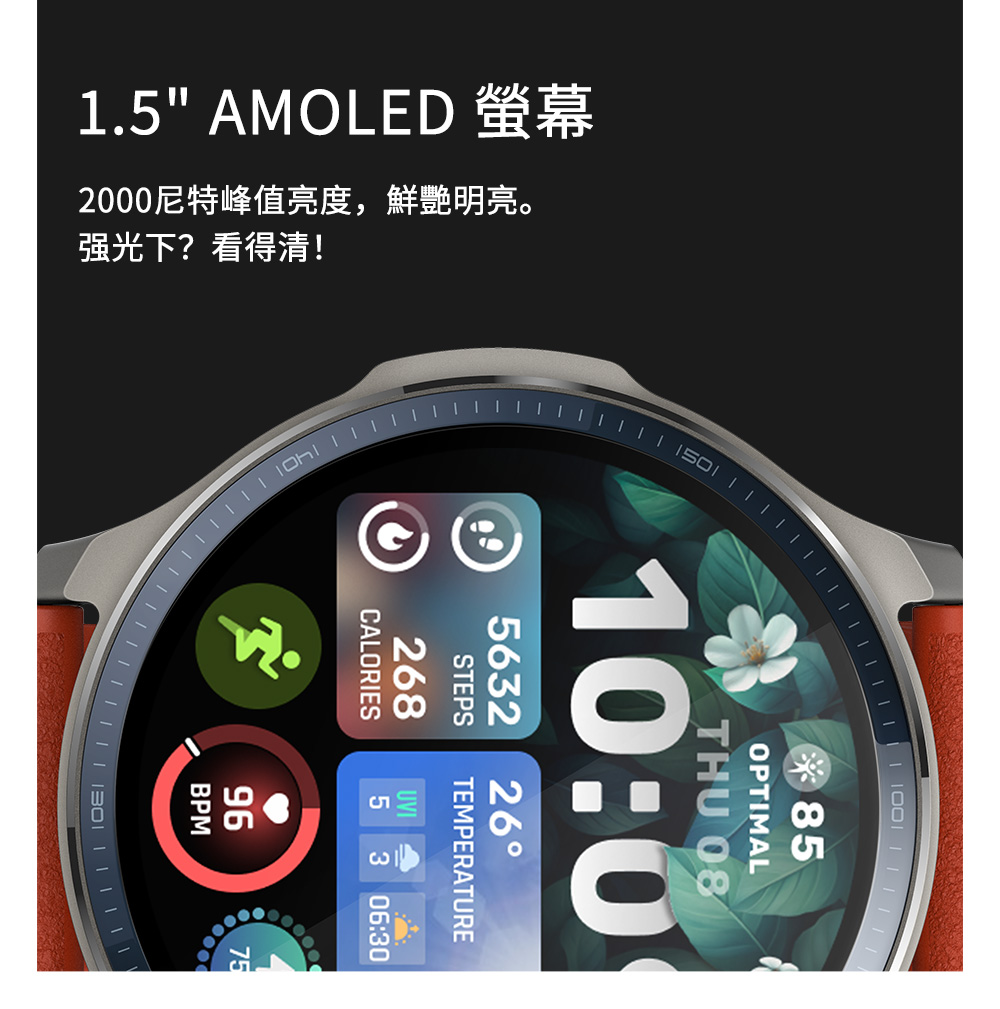 2000尼特峰值亮度,鮮艷明亮。 强光下看得清 