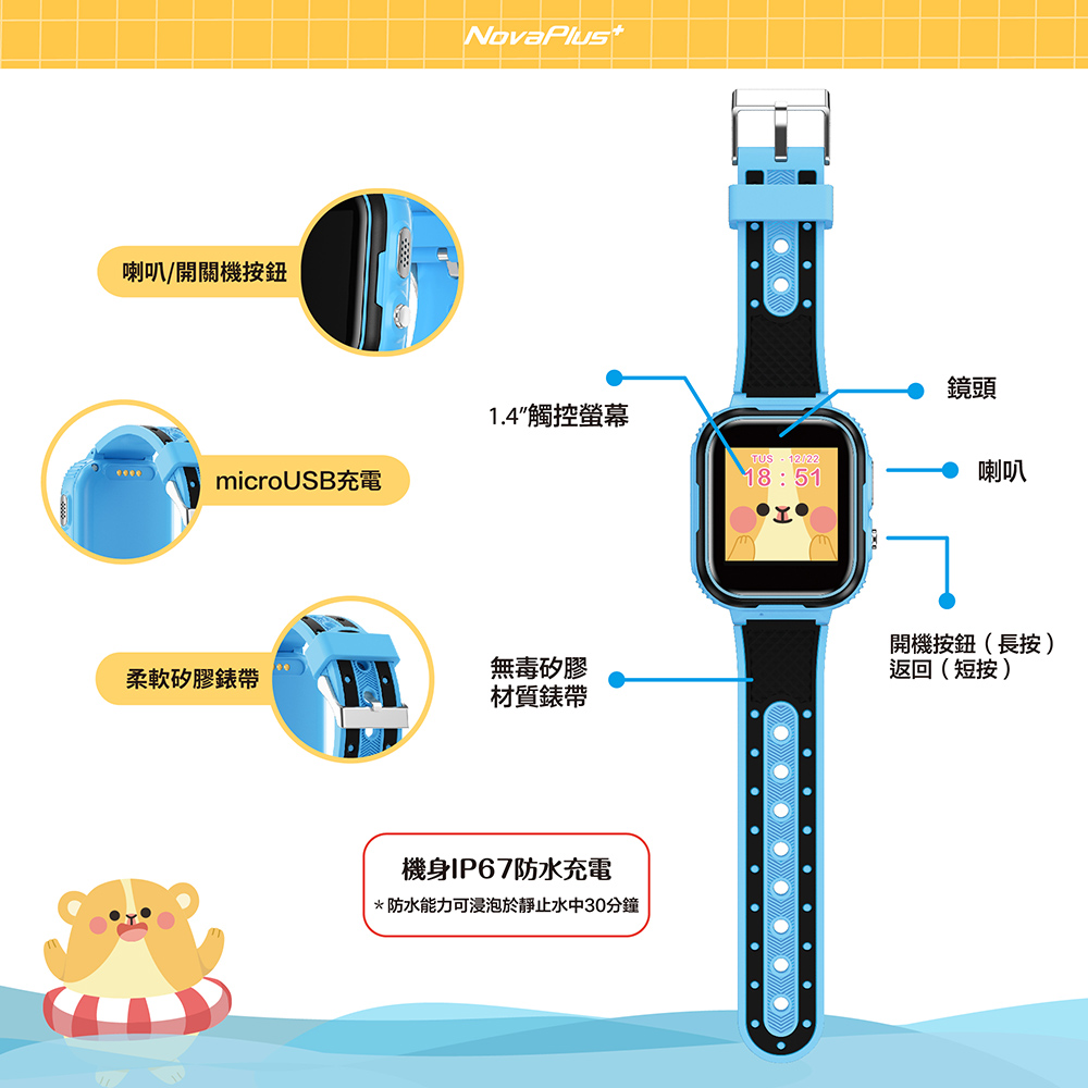 防水能力可浸泡於靜止水中30分鐘