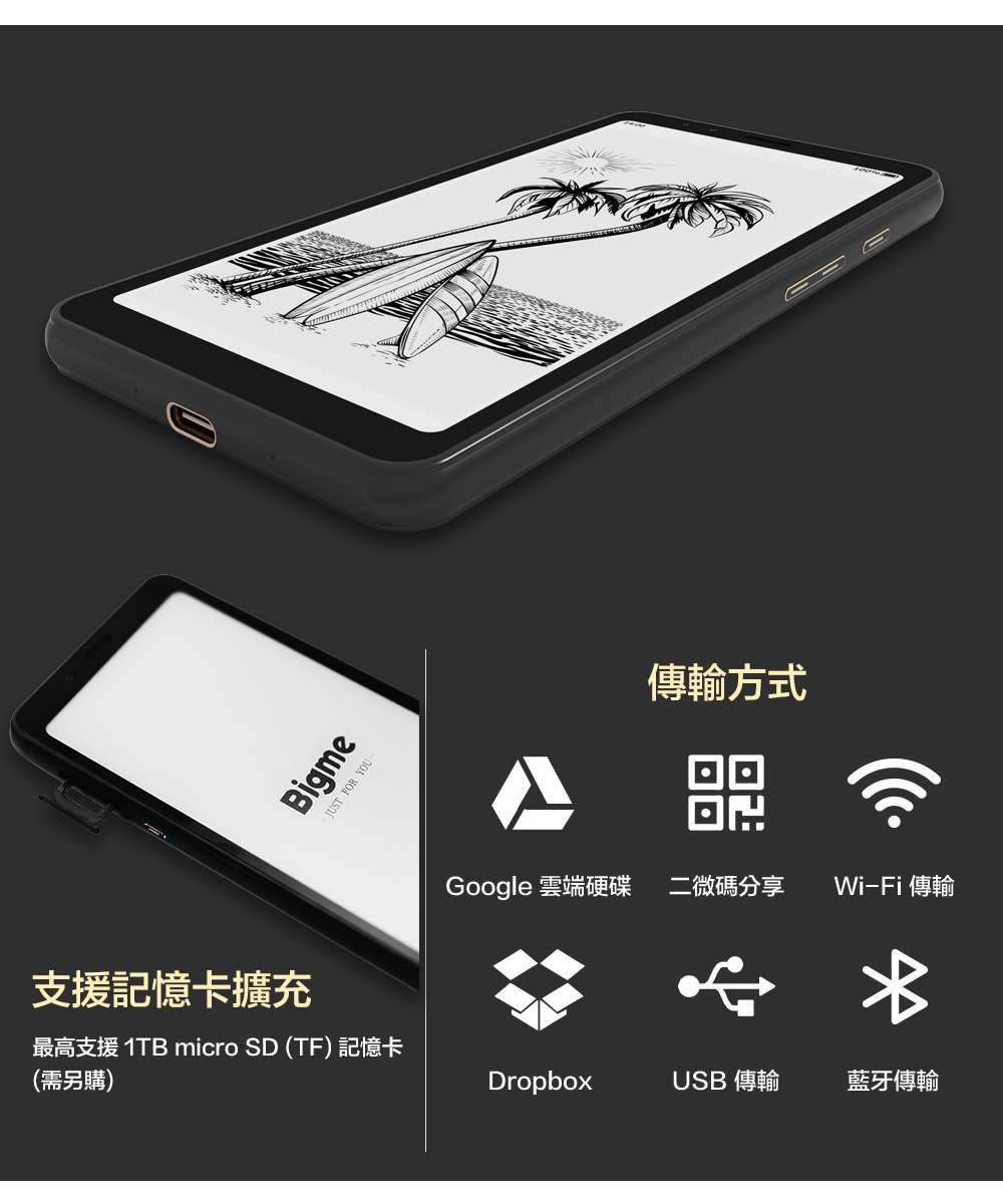 最高支援 1TB micro SD TF 記憶卡