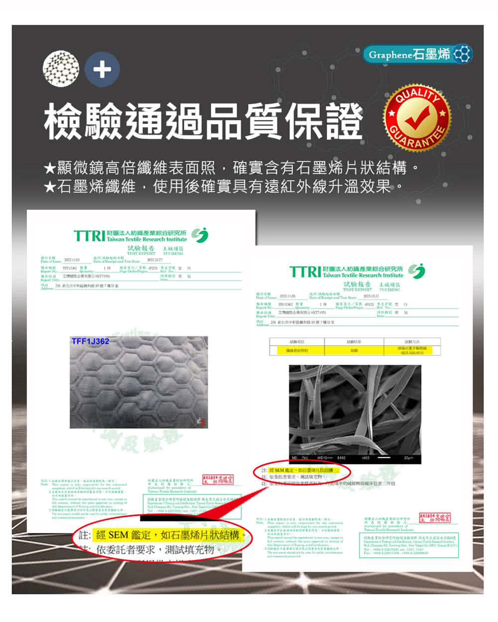 顯微鏡高倍纖維表面照,確實含有石墨烯片狀結構。