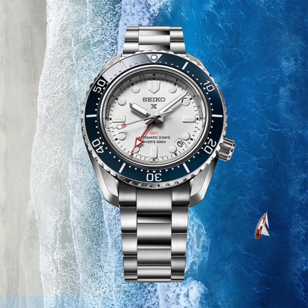 SEIKO 精工】Prospex 60週年紀念限量大谷翔平三日鍊GMT潛水陶瓷機械錶