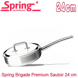 【瑞士Spring】尊爵系列單柄平底鍋24cm(1542-24)
