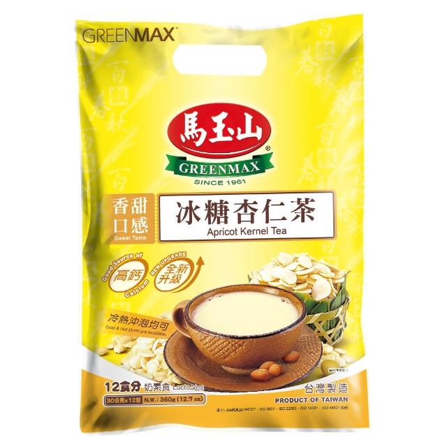 【馬玉山】冰糖杏仁茶(30g*12小包/袋)