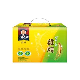 【QUAKER 桂格】養氣人蔘雞精禮盒68ml×18入×1盒(共18入 送禮推薦)