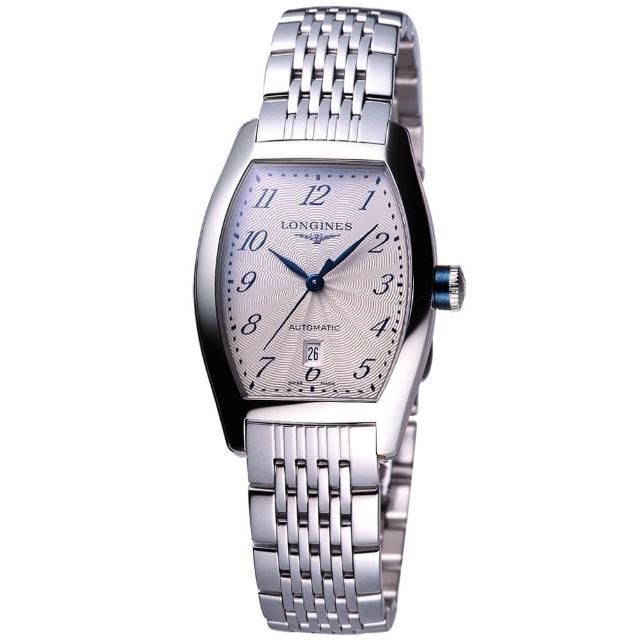 【LONGINES Evidenza 】藝術酒桶型女錶(L21424736)