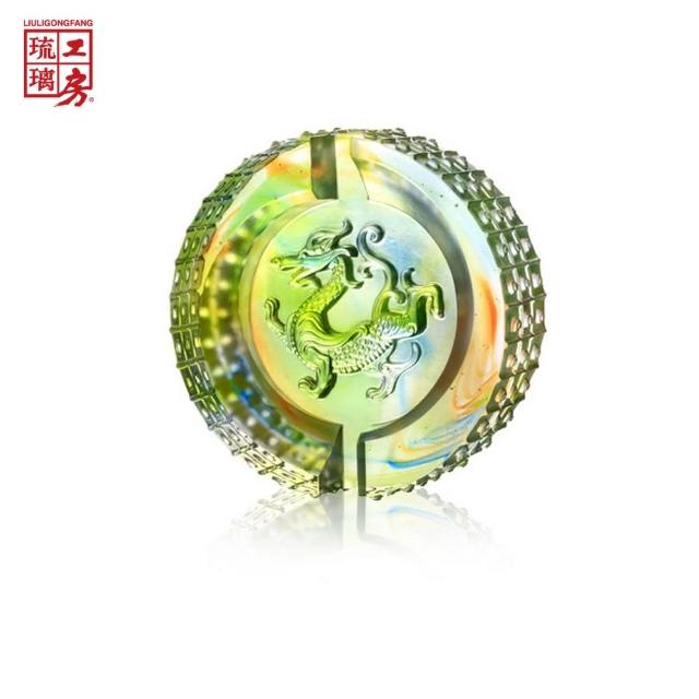 【琉璃工房 LIULI 】謝天-穀恩今承系列-祥獸拱璧-青龍昌(文鎮)網友推薦