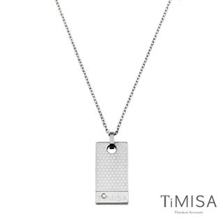 【TiMISA】宣言-S號 純鈦項鍊(E)