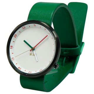 【NAVA DESIGN】Wherever 時空旅人雙時區腕錶-綠(ND-O450G)