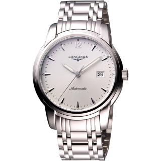 【LONGINES】Saint-Imier 經典復刻腕錶-銀(L27664726)