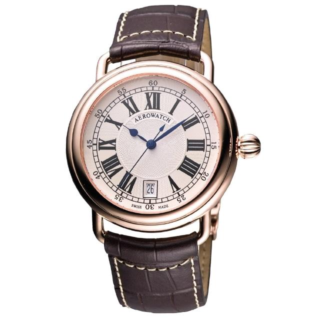 【AEROWATCH】Lady Elegance 經典機械腕錶(A60900R101)