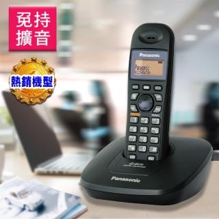 【Panasonic 國際牌】2.4GHz數位式無線電話KX-TG3611(經典黑/珍珠白)