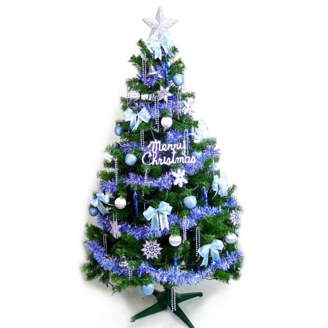 【聖誕裝飾特賣】台灣製5尺/5呎(150cm豪華版裝飾綠聖誕樹 +飾品組-藍銀色系不含燈)如何購買?