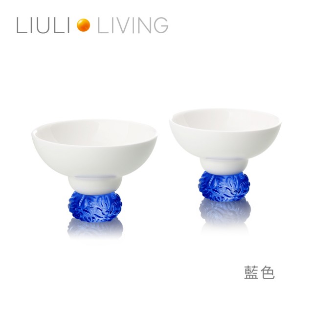 【琉璃工房LIULI LIVING】珍喜四季-秋澹菊(酒杯)