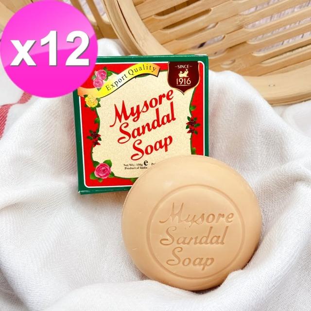 【印度MYSORE】頂級檀香皂(12入組) 【印度MYSORE】頂級檀香皂(12入組)