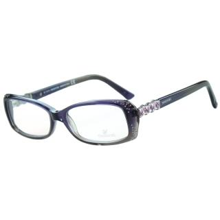 【SWAROVSKI】-時尚光學眼鏡SW5055(紫色／黑色)