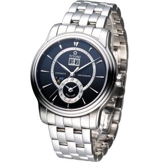 【TITONI 梅花錶】Master Series 天文台認證機械腕錶(94981S-390)