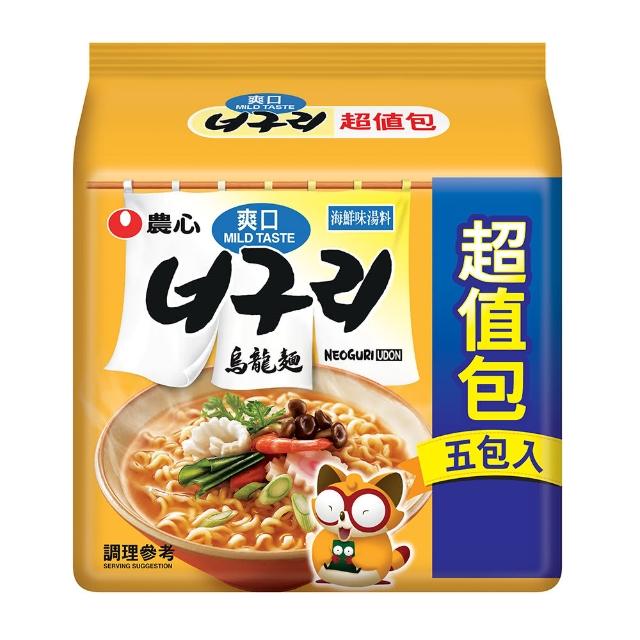 【NONG SHIM】農心爽口海鮮烏龍麵480g(4入/組)