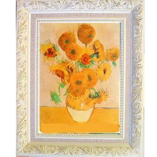 【開運陶源】梵谷名畫- 向日葵(世界名畫 中幅)