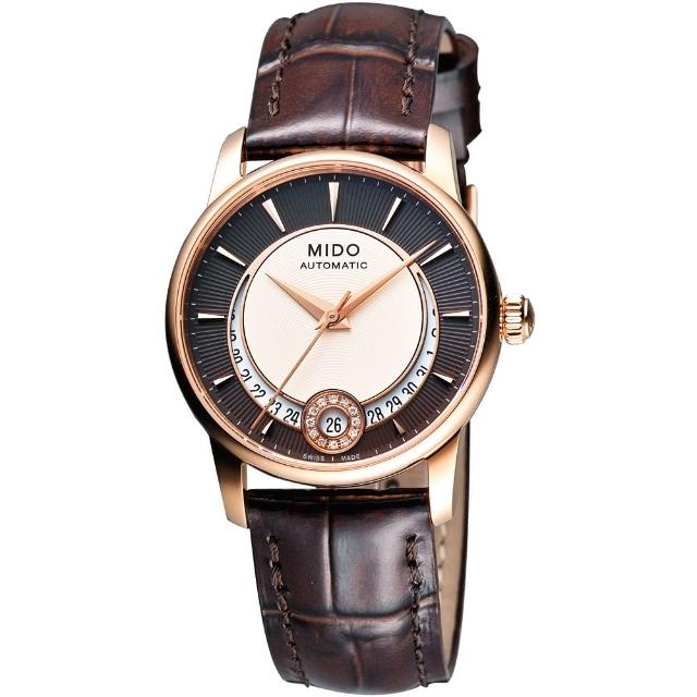 【MIDO】Baroncelli Lady 真鑽腕錶-33mm(M0072073629100)