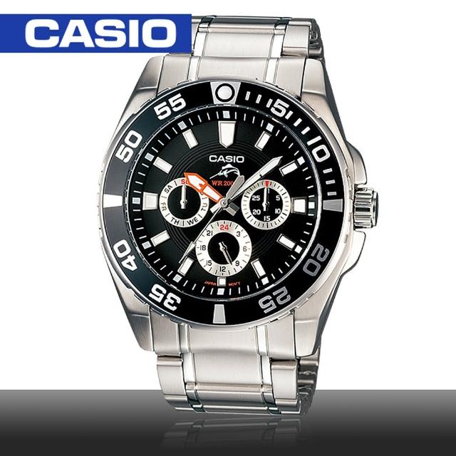 【CASIO 卡西歐 MDV 槍魚 系列】專業潛水運動男錶(MDV-302D)福利品出清