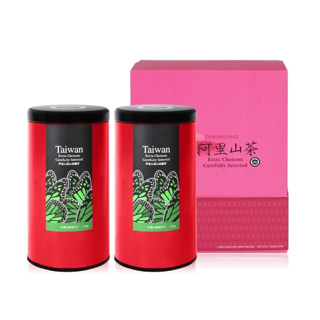 【杜爾德洋行】精選台灣阿里山高山烏龍茶禮盒(150g*2入)