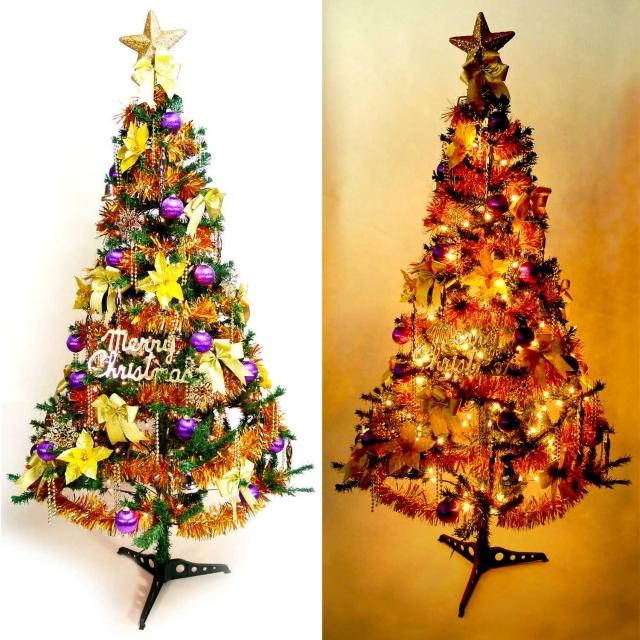 【聖誕裝飾品特賣】超大幸福12尺/12呎(360cm一般型裝飾聖誕樹+金紫色系配件+100燈樹燈8串)如何購買?