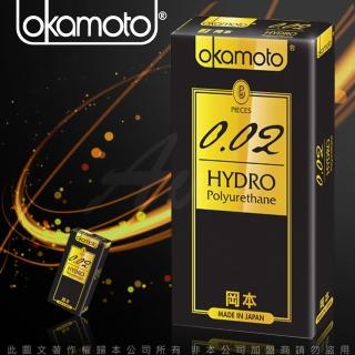 【岡本002】HYDRO 水感勁薄保險套(6入裝)