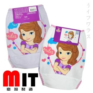 小公主蘇菲亞/迪士尼公主系列兩入女童三角褲X4組